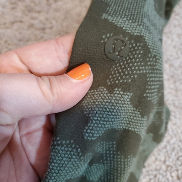 Lululemon Ready To Rulu Green Camouflage Joggers Size 4 - Picture 6 of 7